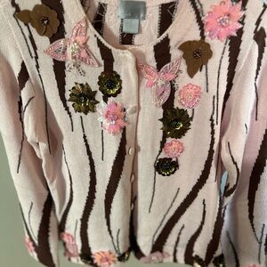 Berek Beaded Sweater Small